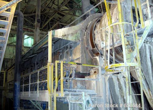 USED: Cumbustion Engineering/Bartlett Snow rotary dryer, stainless steel (type unknown). Dryer cylinder is 72" OD x 45'5" long, internal flights. Gas fired. Flame supervisory system (North American M...