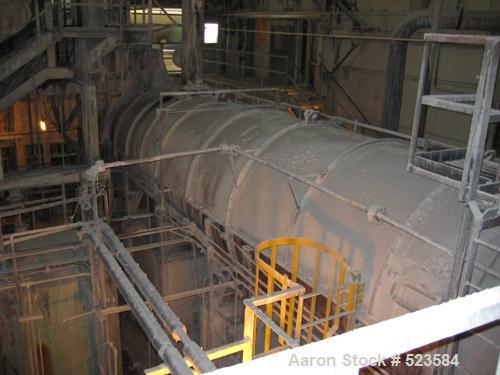 USED: Cumbustion Engineering/Bartlett Snow rotary dryer, stainless steel (type unknown). Dryer cylinder is 72" OD x 45'5" long, internal flights. Gas fired. Flame supervisory system (North American M...