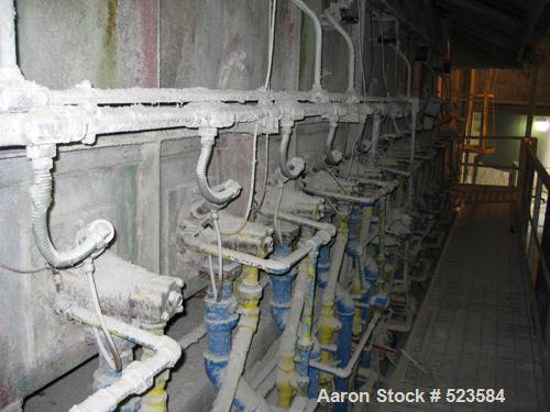 USED: Cumbustion Engineering/Bartlett Snow rotary dryer, stainless steel (type unknown). Dryer cylinder is 72" OD x 45'5" long, internal flights. Gas fired. Flame supervisory system (North American M...