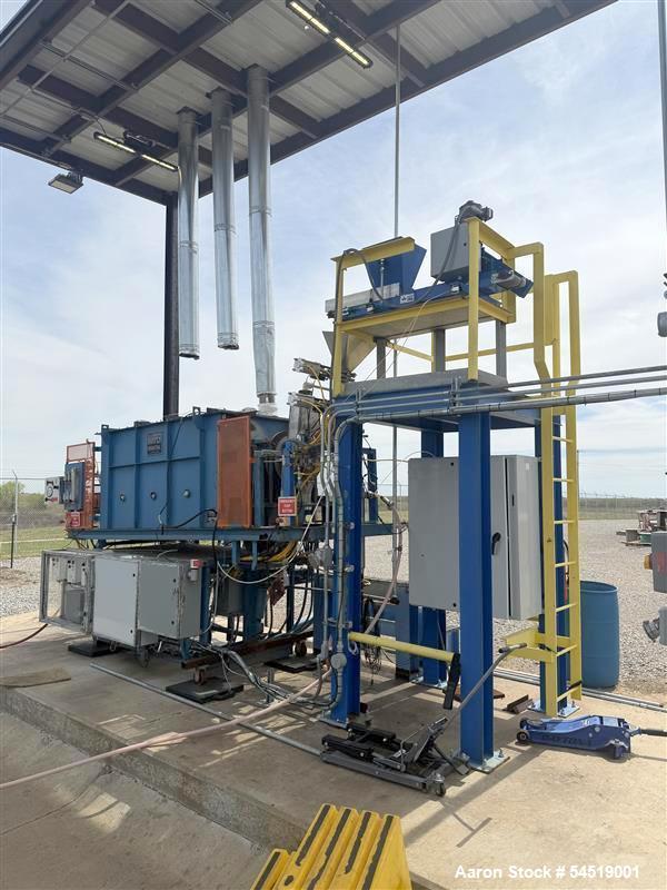 Used Harper Rotary Calciner Model GU-6D60-RTA-24 – 2,400°F Indirect Gas Fired Rotary Kiln