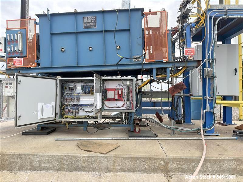 Used Harper Rotary Calciner Model GU-6D60-RTA-24 – 2,400°F Indirect Gas Fired Rotary Kiln