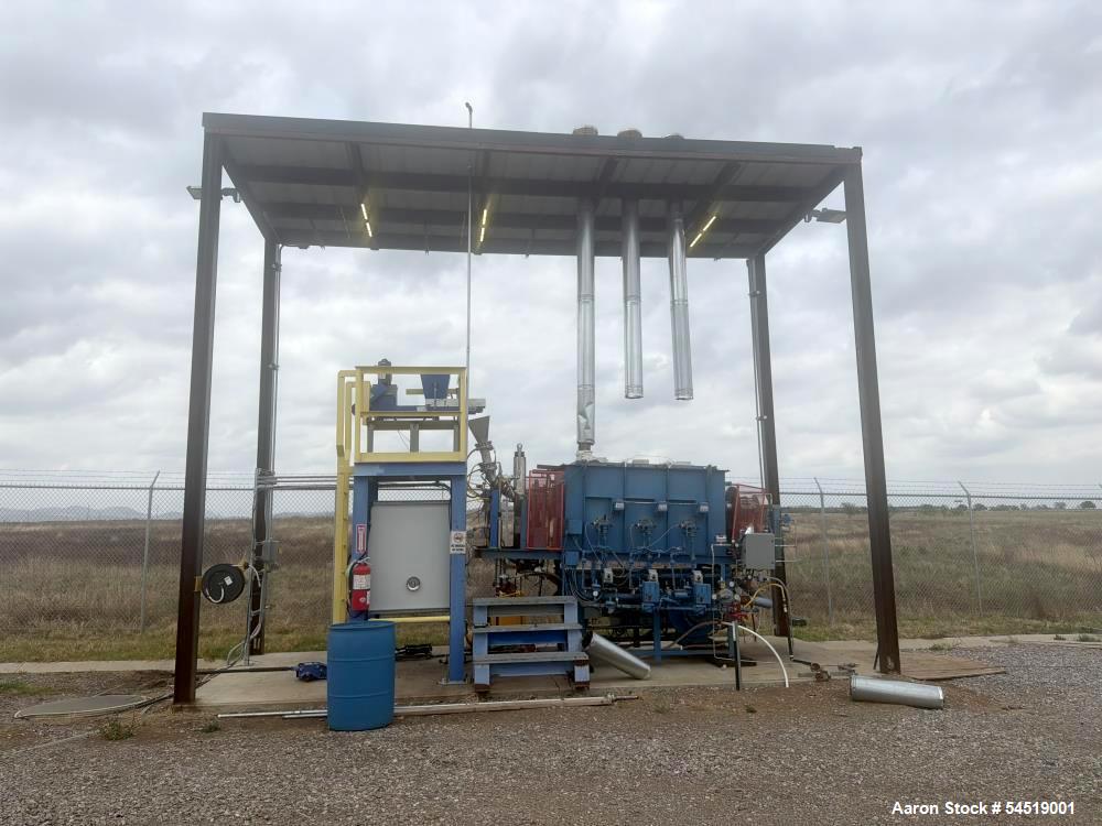 Used Harper Rotary Calciner Model GU-6D60-RTA-24 – 2,400°F Indirect Gas Fired Rotary Kiln