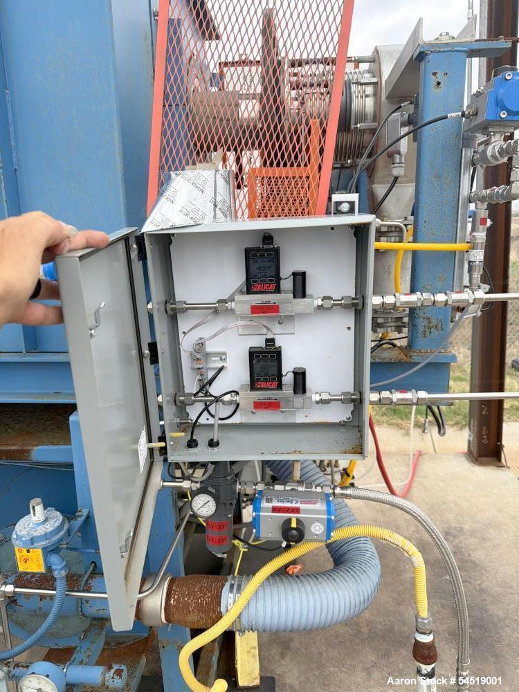 Used Harper Rotary Calciner Model GU-6D60-RTA-24 – 2,400°F Indirect Gas Fired Rotary Kiln