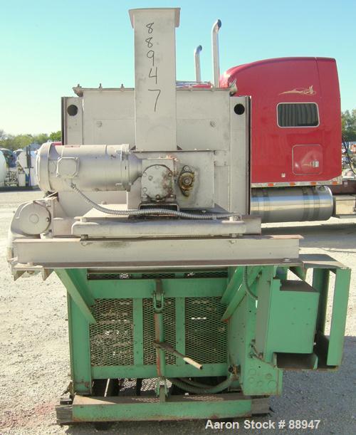 USED: Harper rotary tube furnace, model HOU-6D58-RT-21. 6" diameter x 100" long tube. Approximately 6' long, 3 zones, indirect electrically heated. Max temp 2200 deg F. Tube driven by a 1/4 hp, 3/60/...