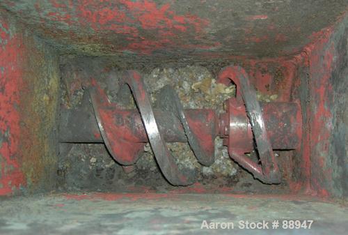 USED: Harper rotary tube furnace, model HOU-6D58-RT-21. 6" diameter x 100" long tube. Approximately 6' long, 3 zones, indirect electrically heated. Max temp 2200 deg F. Tube driven by a 1/4 hp, 3/60/...