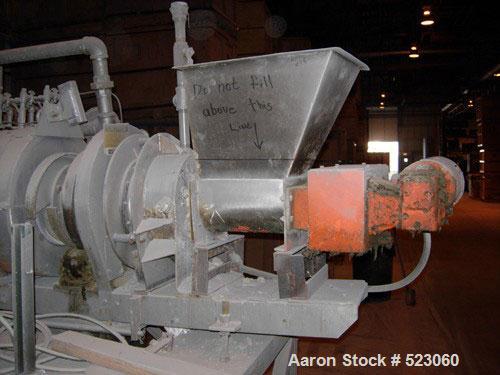 USED: ABB Raymond Bartlett Snow rotary calciner. Approximate 6"diameter x 6' long hot section. Gas fired. Varispeed drive.