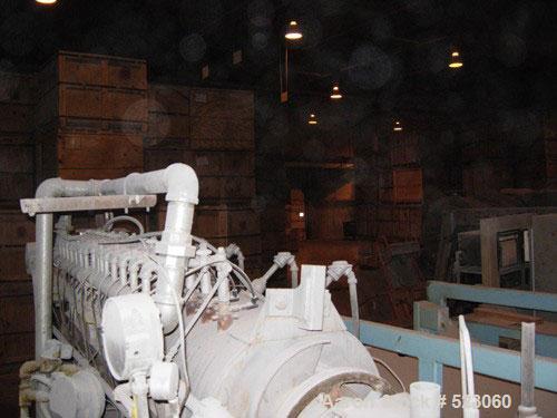 USED: ABB Raymond Bartlett Snow rotary calciner. Approximate 6"diameter x 6' long hot section. Gas fired. Varispeed drive.