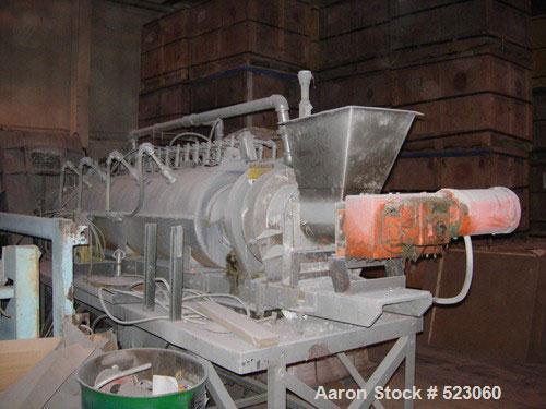 USED: ABB Raymond Bartlett Snow rotary calciner. Approximate 6"diameter x 6' long hot section. Gas fired. Varispeed drive.