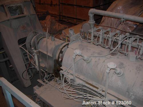 USED: ABB Raymond Bartlett Snow rotary calciner. Approximate 6"diameter x 6' long hot section. Gas fired. Varispeed drive.