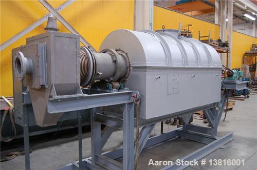 Used- Stainless Steel Simon Pilot Indirect Gas Fired Rotary Calciner