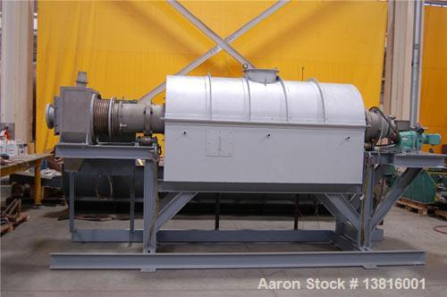 Used- Stainless Steel Simon Pilot Indirect Gas Fired Rotary Calciner