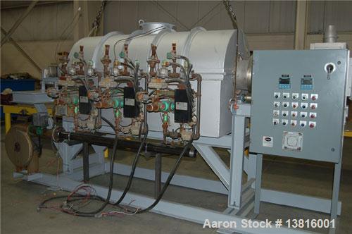 Used- Stainless Steel Simon Pilot Indirect Gas Fired Rotary Calciner