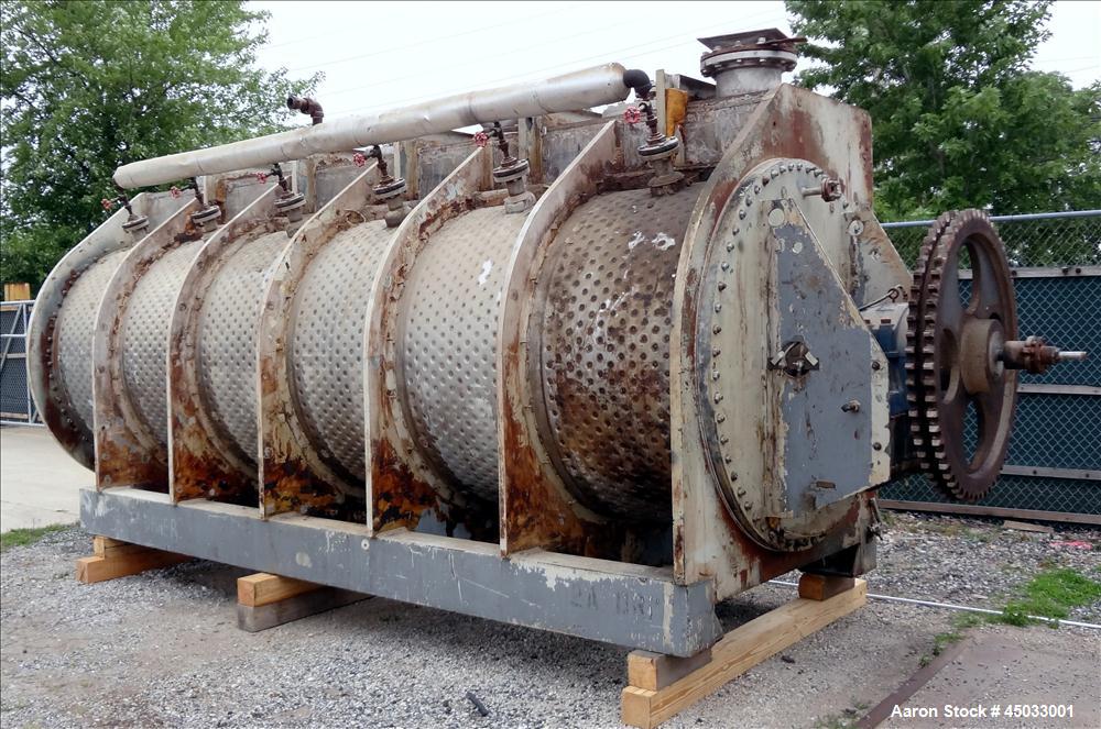 Used Stainless Steel Rietz / Bepex Torus Disc Dryer