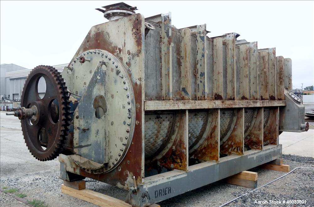 Used Stainless Steel Rietz / Bepex Torus Disc Dryer