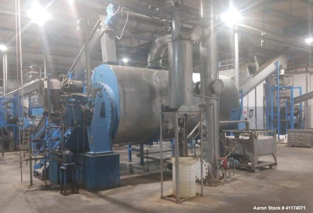 Used Haarslev HCD 60 Coil Disc Dryer | 7.5 T/hr Capacity | 60 m² Heating Surface | Stainless Steel | Built 2018