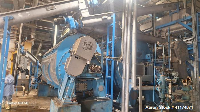 Used Haarslev HCD 60 Coil Disc Dryer | 7.5 T/hr Capacity | 60 m² Heating Surface | Stainless Steel | Built 2018