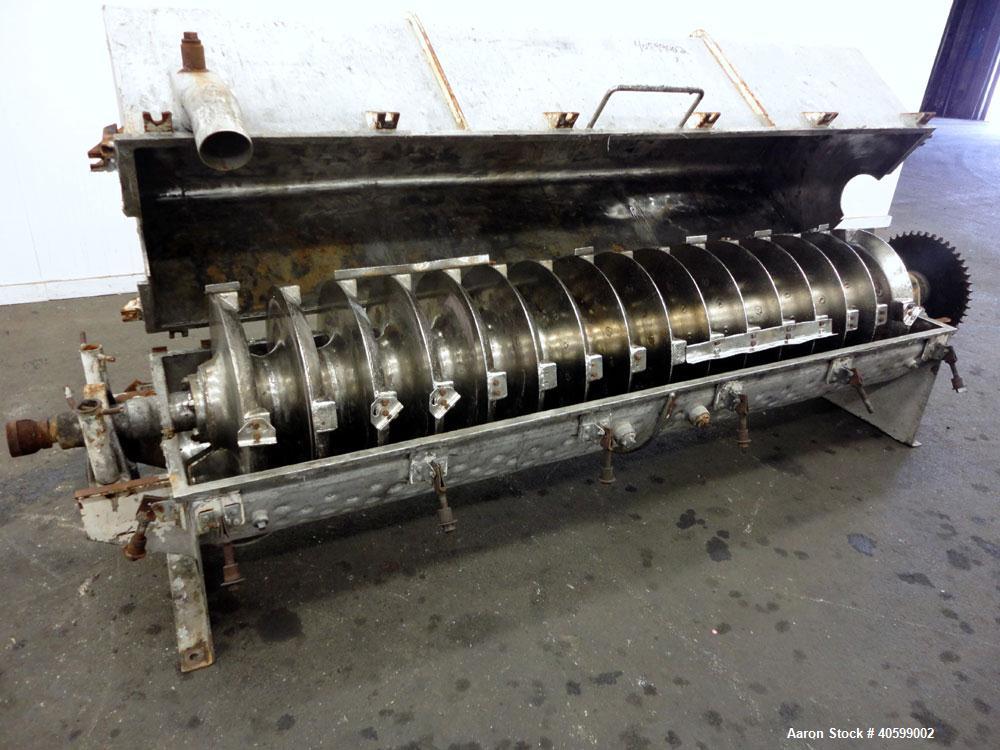 Used Stainless Steel Reitz/Bepex Torus Disc Dryer, Model TDJS-26-8