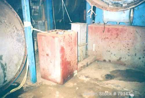 USED: Stord Rotadisc dryer type TST60R. Rotor contains 52 carbon steel discs with stainless steel clad ends. Rated 125 psi at 354 deg Finternal. Duplex stainless steel stator, 3/8" thick shell, T304s...