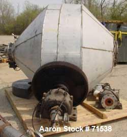 Used Stainless Steel Armand Deprest Double Cone Dryer