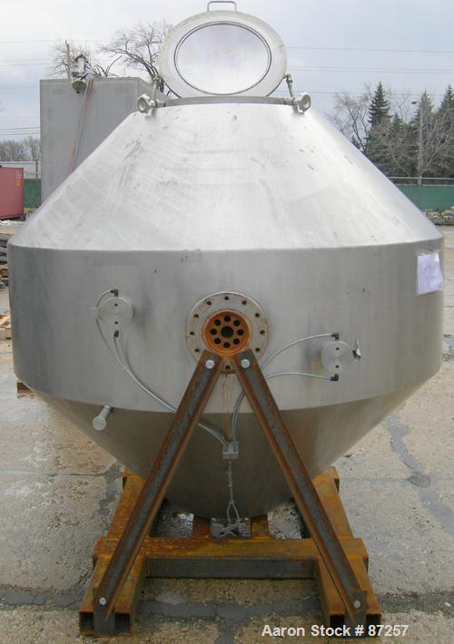 Used GHS Vakuumtechnik Vacuum Dryer. Approximate 42 Cubic Feet Working Capacity (70.6 total), 316 Stainless Steel. Internal rated -1 bar/FV at 120 deg C (248 deg F). Stainless steel jacket rated 2.5 ...