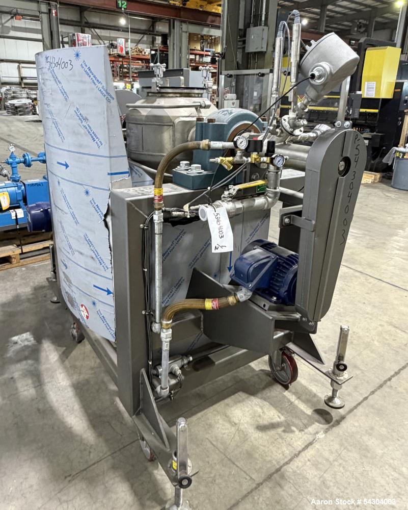 Unused Gemco 1 CF Double Cone Vacuum Dryer – Stainless Steel Vacuum Dryer with Agitator & Lump Breaker (2020)