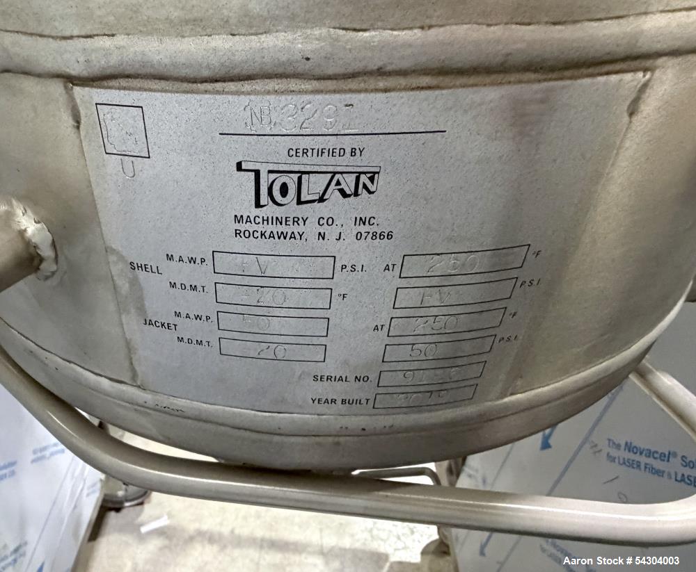 Unused Gemco 1 CF Double Cone Vacuum Dryer – Stainless Steel Vacuum Dryer with Agitator & Lump Breaker (2020)