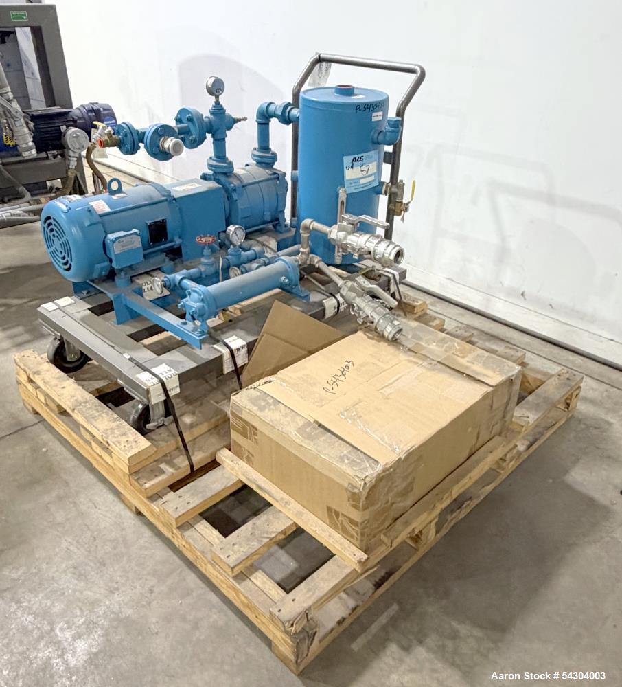 Unused Gemco 1 CF Double Cone Vacuum Dryer – Stainless Steel Vacuum Dryer with Agitator & Lump Breaker (2020)