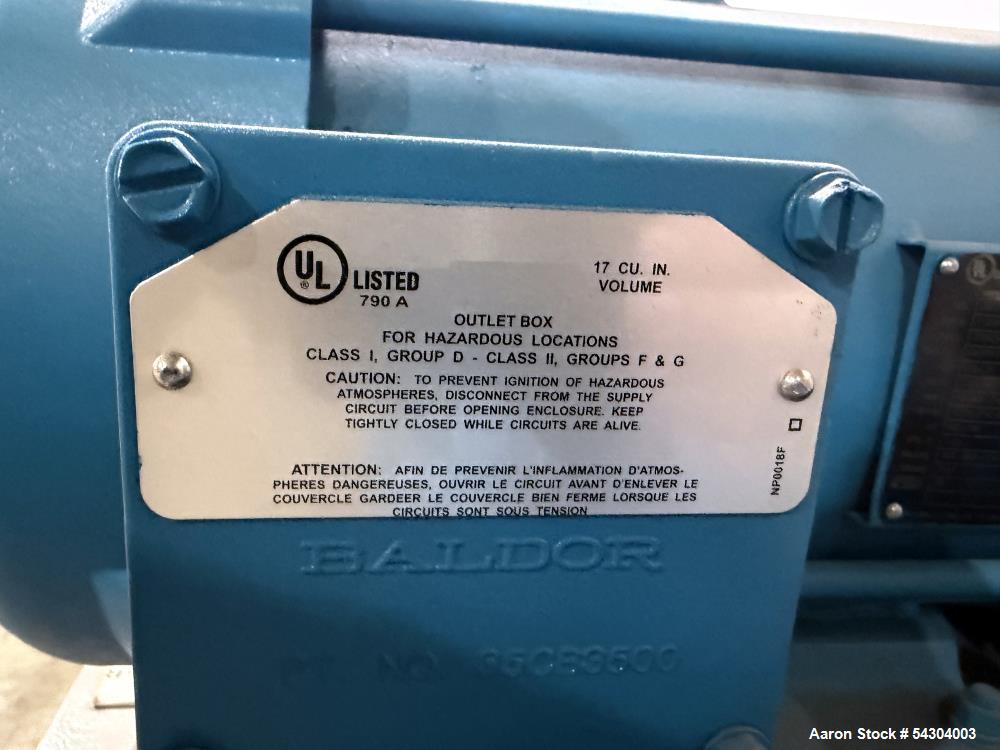 Unused Gemco 1 CF Double Cone Vacuum Dryer – Stainless Steel Vacuum Dryer with Agitator & Lump Breaker (2020)