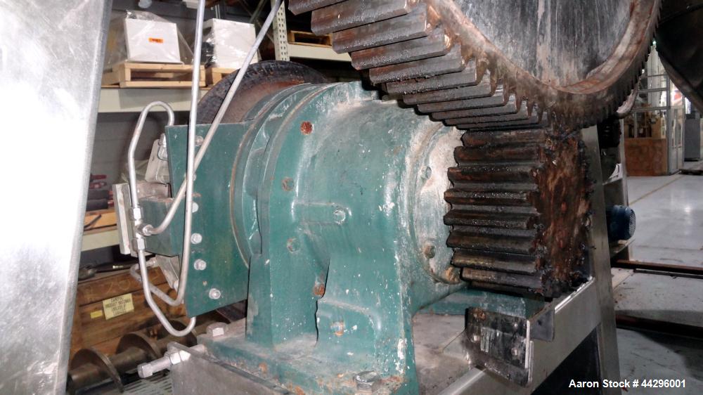 Used Stainless Steel Gemco Double Cone Vacuum Dryer