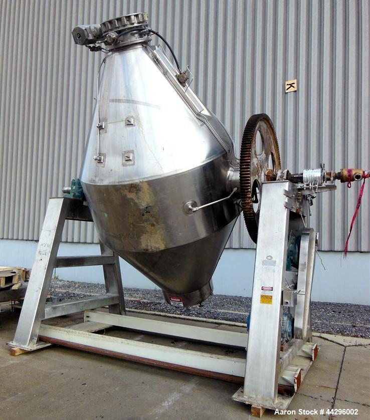 Used Gemco Double Cone Vacuum Dryer