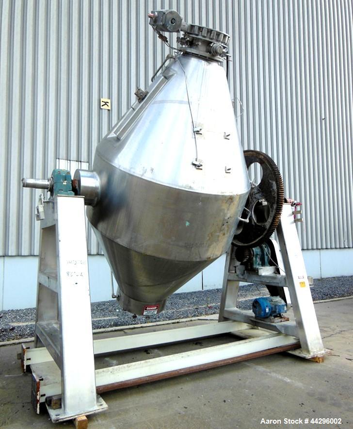 Used Gemco Double Cone Vacuum Dryer