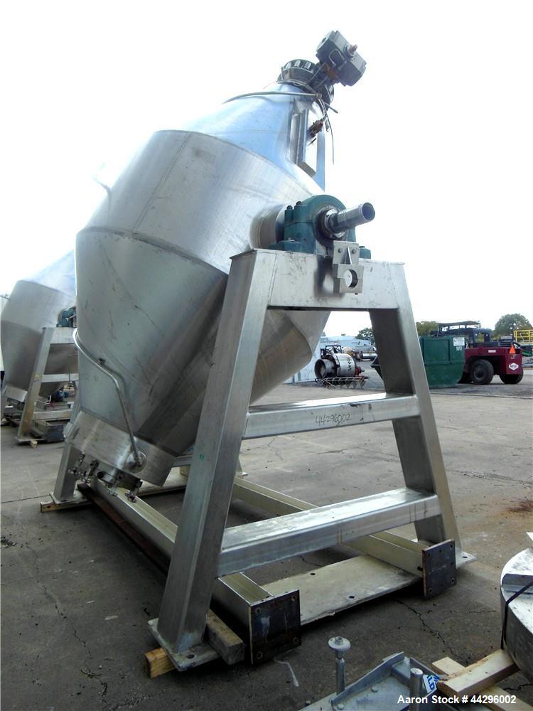 Used- Gemco Double Cone Vacuum Dryer