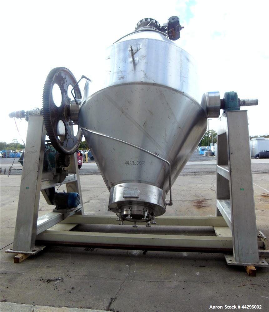 Used Gemco Double Cone Vacuum Dryer