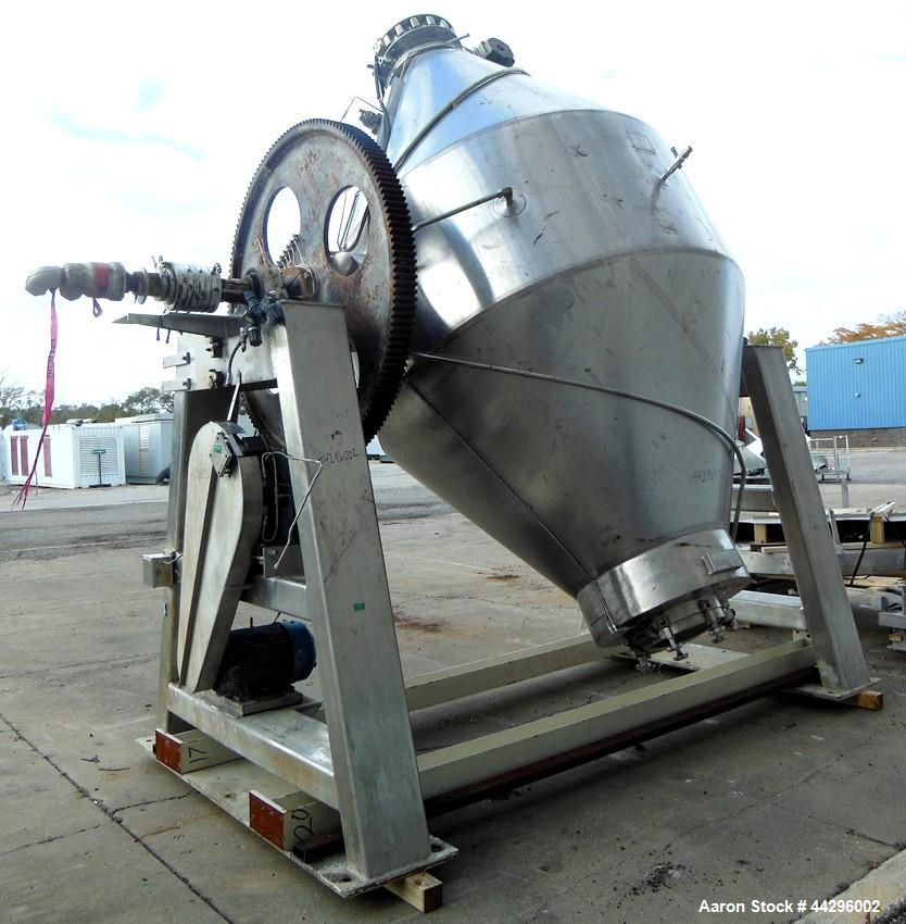 Used- Gemco Double Cone Vacuum Dryer