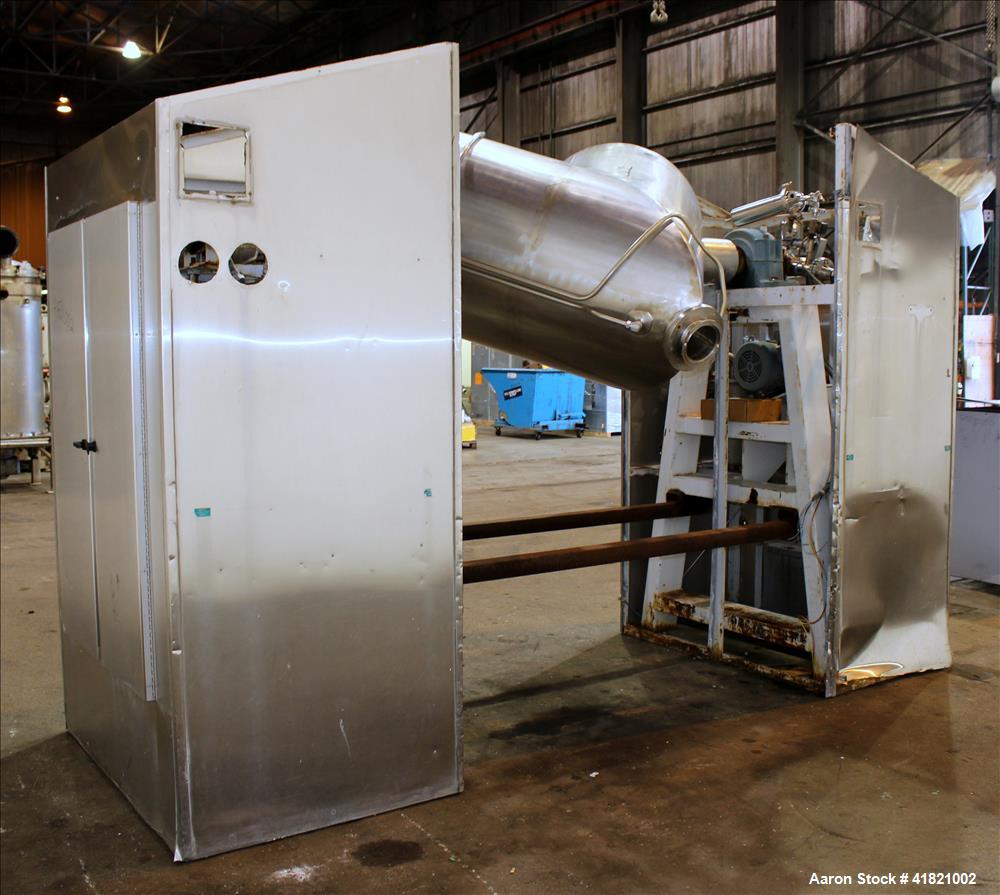 Used Gemco Twin Shell Vacuum Dryer, Model Formulator