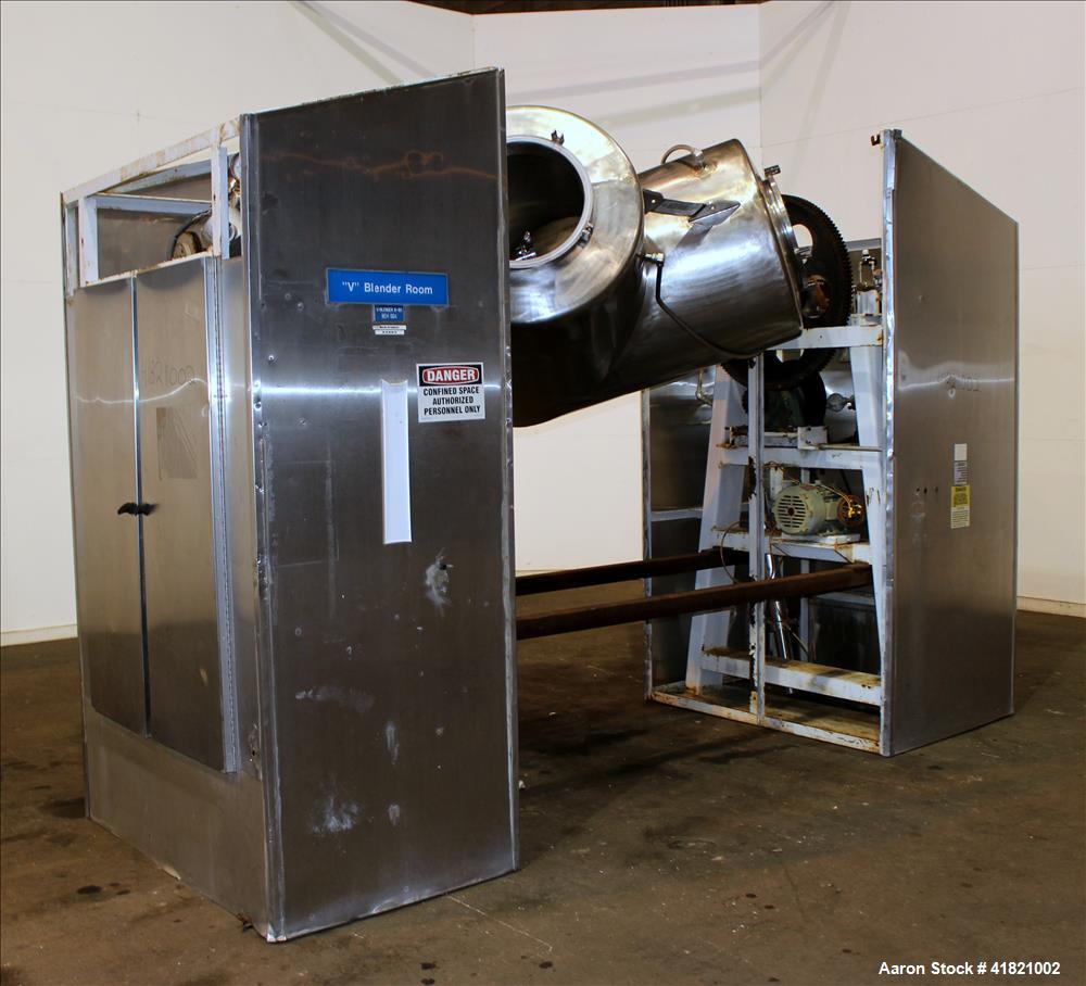 Used Gemco Twin Shell Vacuum Dryer, Model Formulator