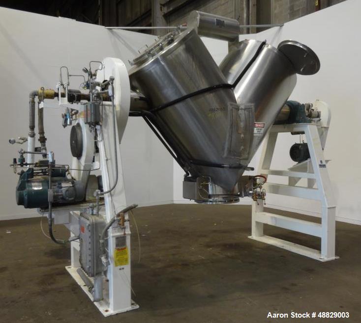 Used Gemco Twin Shell Vacuum Dryer, Model Formulator