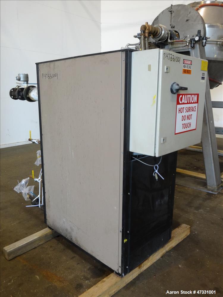 Used Gemco Double Cone Vacuum Dryer, Model Vacuum Dryer, Approximate 30 Cubic F