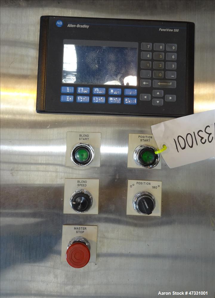 Used Gemco Double Cone Vacuum Dryer, Model Vacuum Dryer, Approximate 30 Cubic F