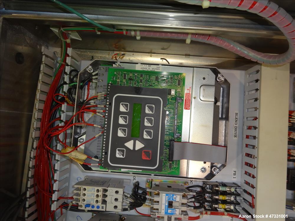 Used Gemco Double Cone Vacuum Dryer, Model Vacuum Dryer, Approximate 30 Cubic F