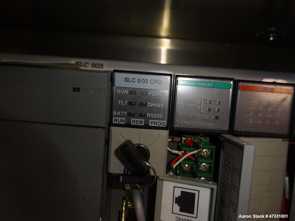 Used Gemco Double Cone Vacuum Dryer, Model Vacuum Dryer, Approximate 30 Cubic F