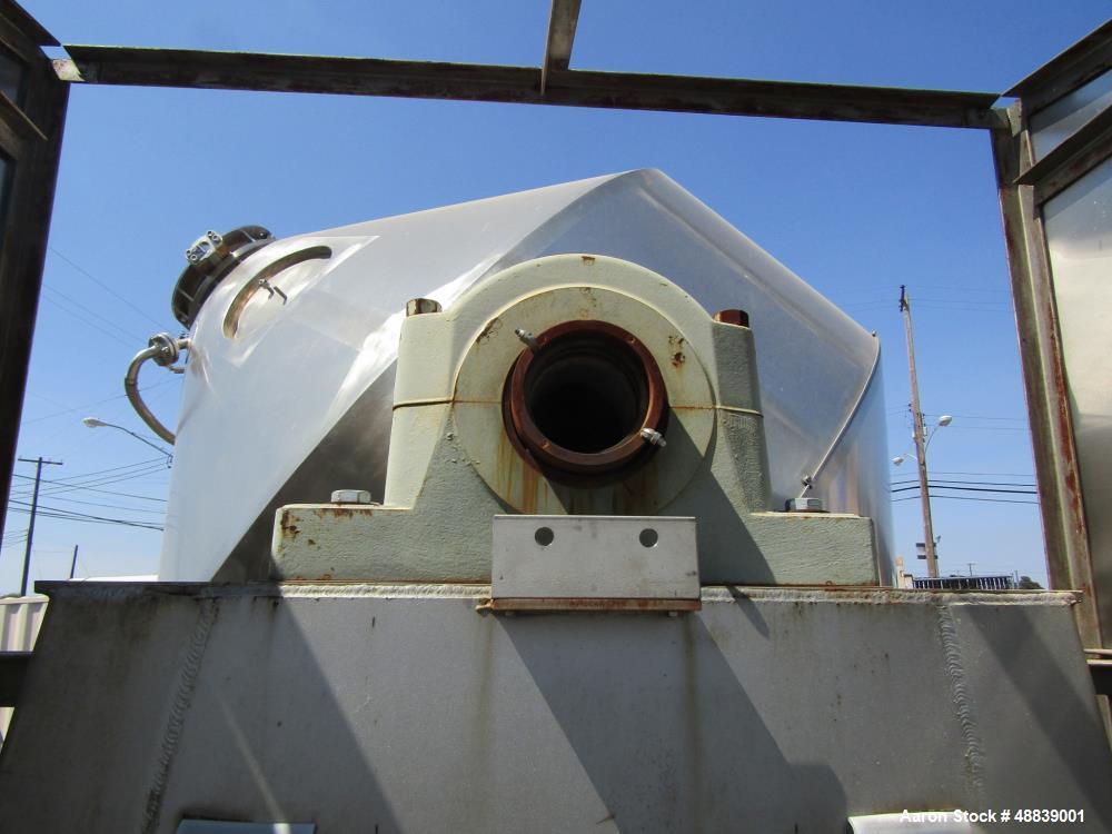 Unused- Gemco 165 Cubic Foot Capacity Double Cone Dryer.
