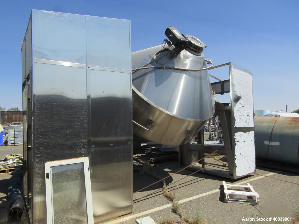Unused- Gemco 165 Cubic Foot Capacity Double Cone Dryer.