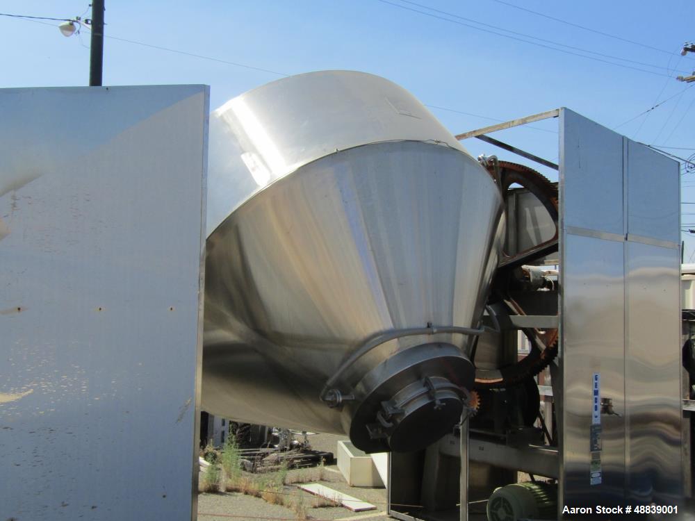Unused- Gemco 165 Cubic Foot Capacity Double Cone Dryer.