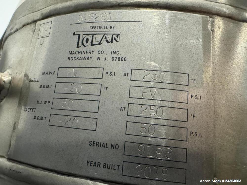 UNUSED  Gemco 1 cuft Double Cone Vacuum Dryer. Internal FV @ 250 Deg. F. Jacket 50 psi @ 250 Deg. F.  ASME- NB #3291 XP Panel with VFDs for main motor and lump breaker- 550-3300 rpm. Vessel Speed  VF...