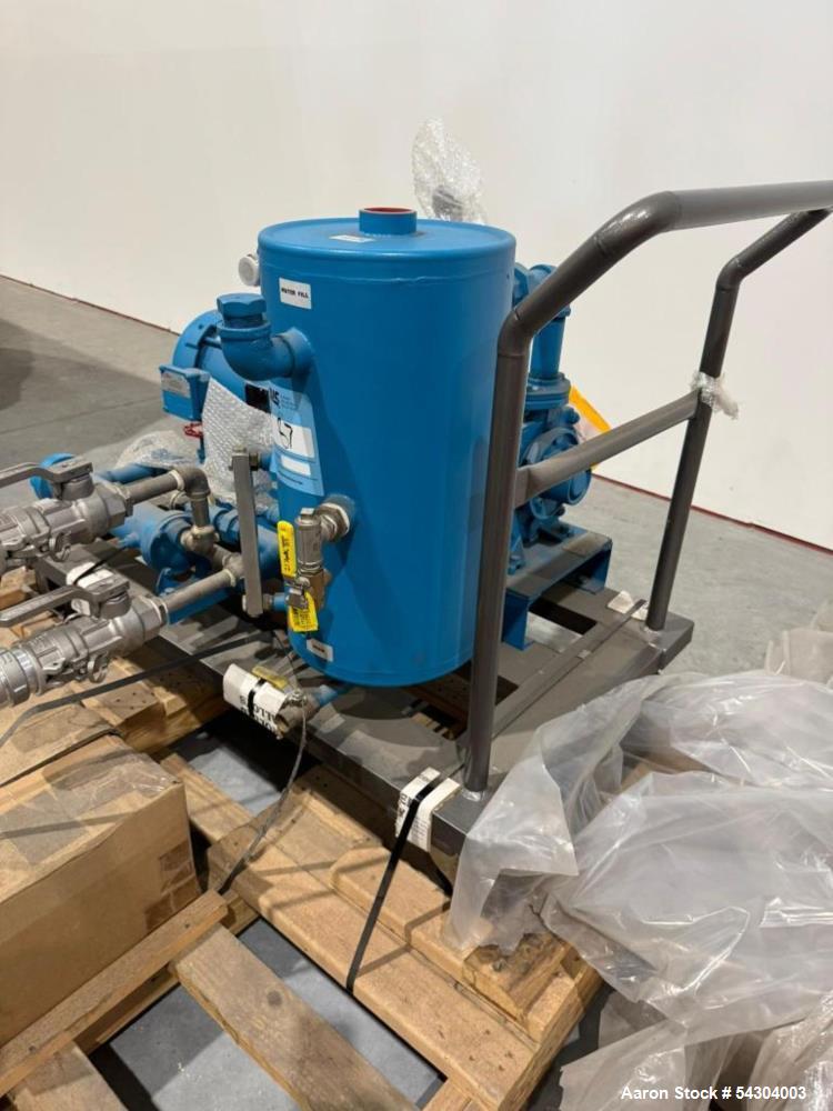 UNUSED  Gemco 1 cuft Double Cone Vacuum Dryer. Internal FV @ 250 Deg. F. Jacket 50 psi @ 250 Deg. F.  ASME- NB #3291 XP Panel with VFDs for main motor and lump breaker- 550-3300 rpm. Vessel Speed  VF...