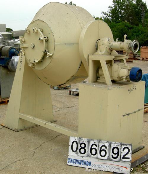 Used Stainless Steel Klein Henkhaus Double Cone Vacuum Dryer