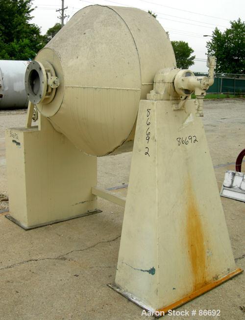 Used Stainless Steel Klein Henkhaus Double Cone Vacuum Dryer