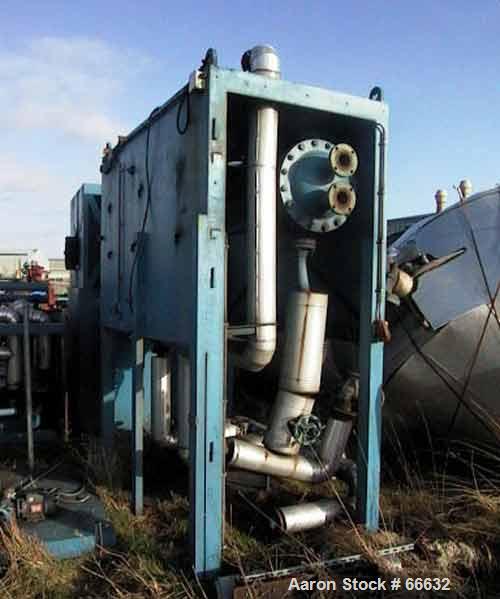 Used- 8000 Liter Henkhaus Stainless Steel Double Cone Vacuum Dryer