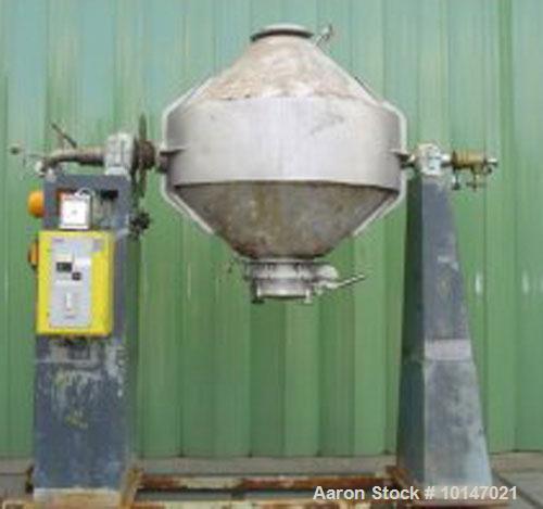 Used- Stainless Steel Klein/Henkhaus Double Cone Tumbler Dryer